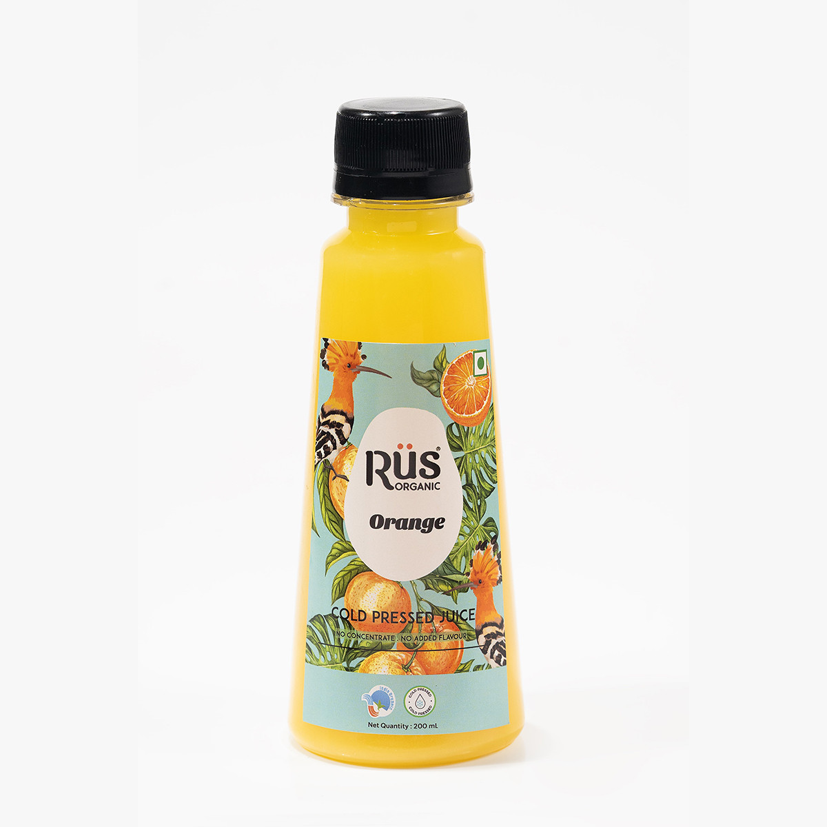 Rus Organic Orange Juice - 200 Ml
