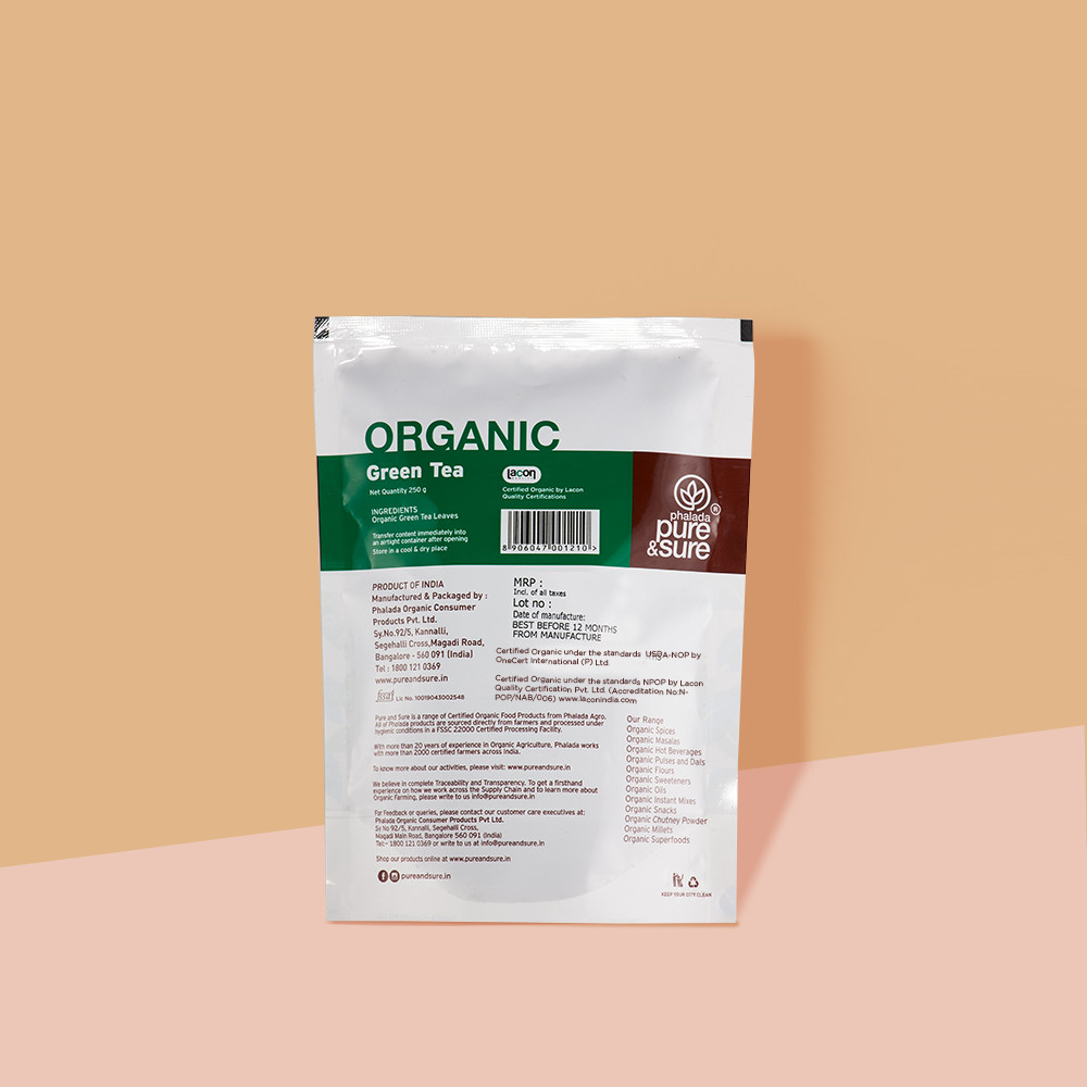 Pure Sure Organic Green Tea - 250 Gm