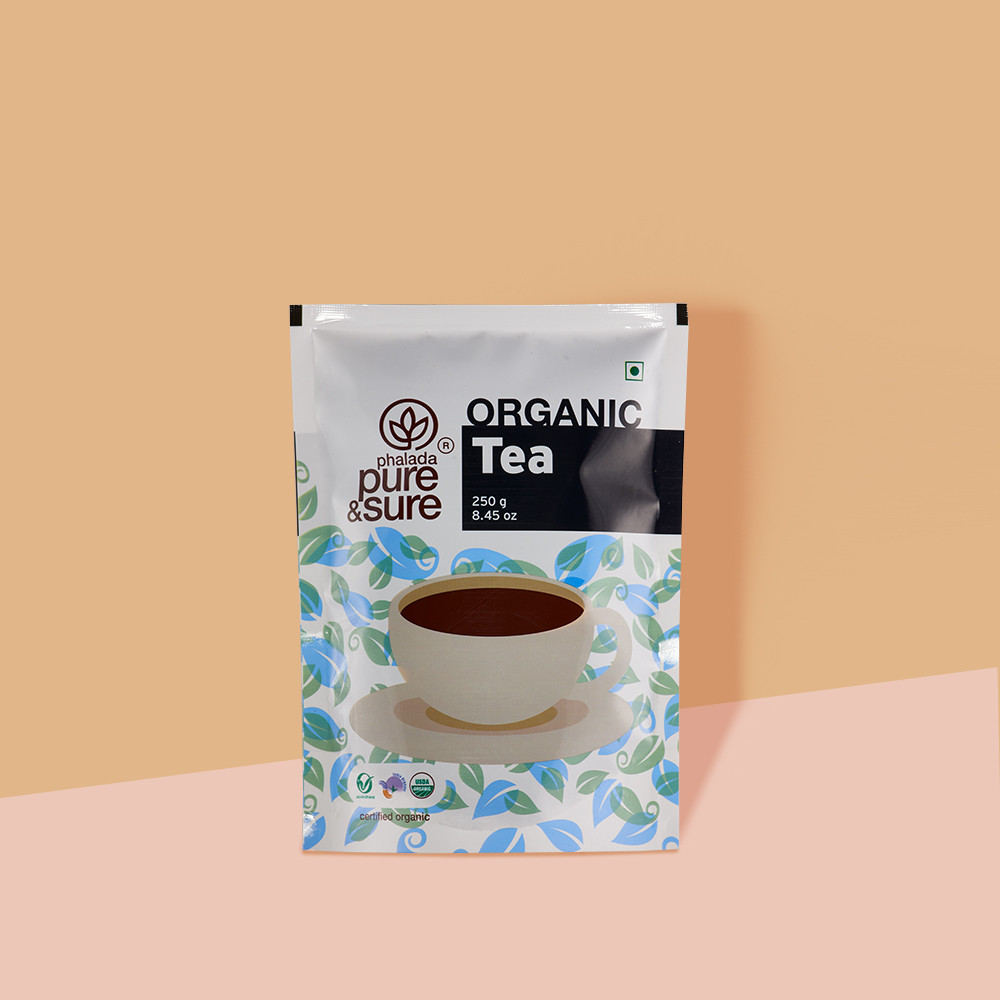 Pure Surelogo Pure & Sure Organic Tea Powder - 250 Gm | 100% Natural & Flavorful