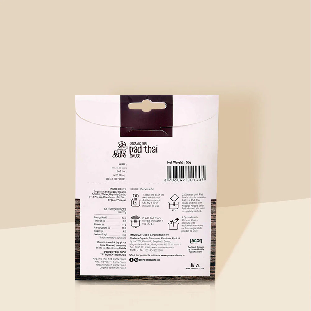 Pure Sure Organic Pad Thai Sauce - 50 Gm