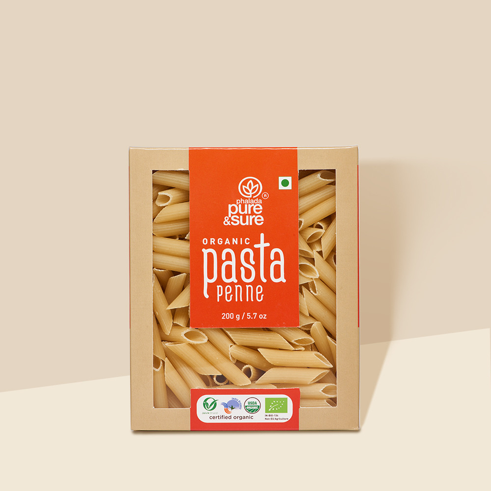 Pure Sure Penne Pasta 200g No Maida Organic Healthy