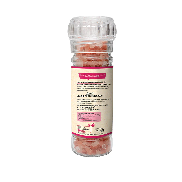 Natural Tattva Rock Salt Grinder - 100 Gm