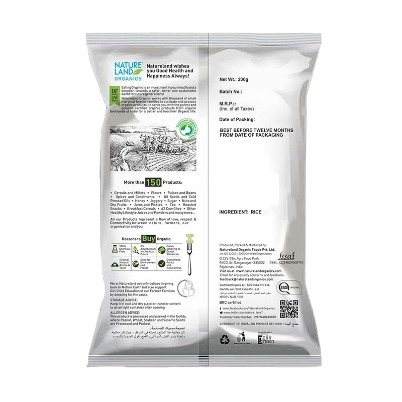 Natureland Rice Murmure Puffed Rice - 200 Gm