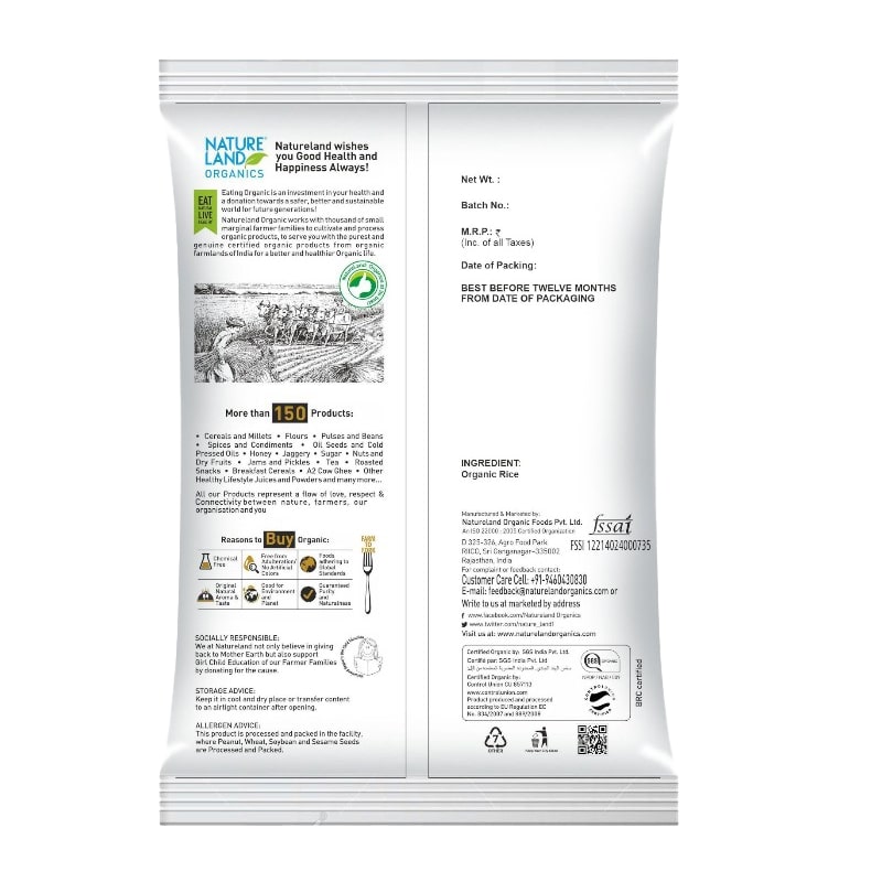 Natureland Parmal Rice - 1 Kg