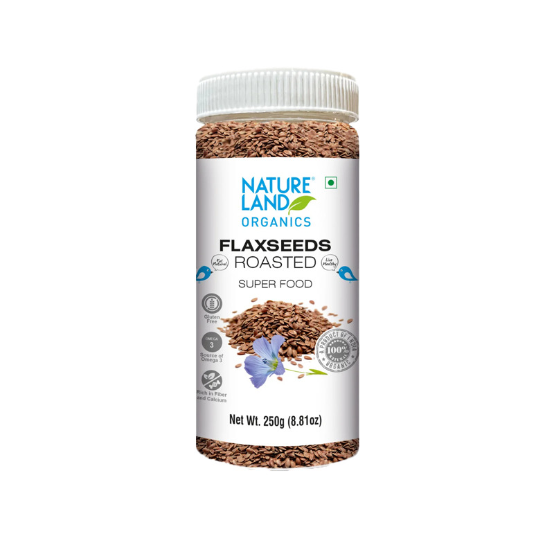 Natureland Flaxseed Roasted - 250 Gm