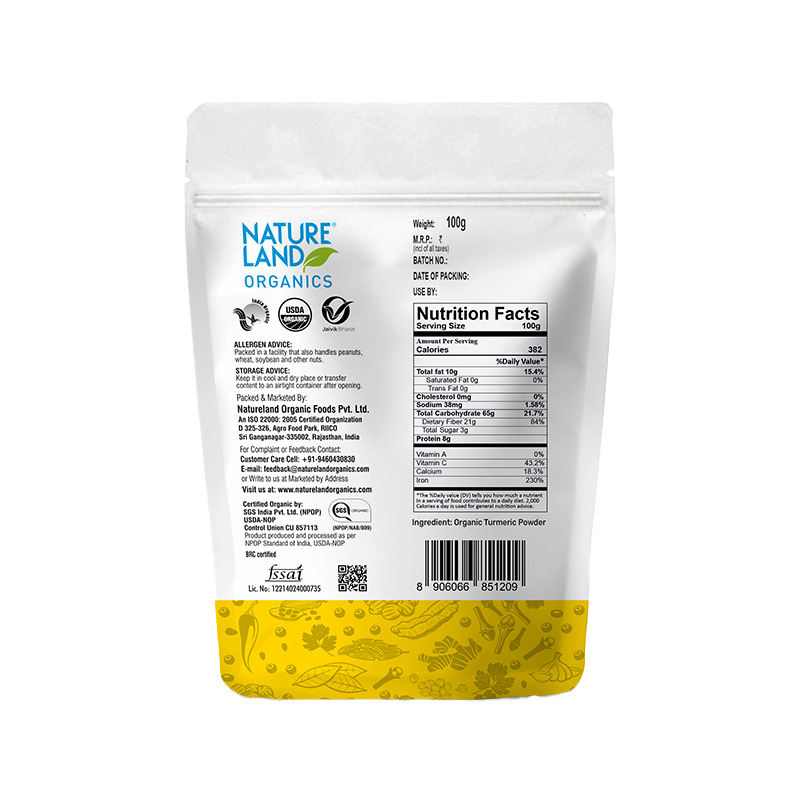 Natureland Organic Turmeric Powder Haldi 100g