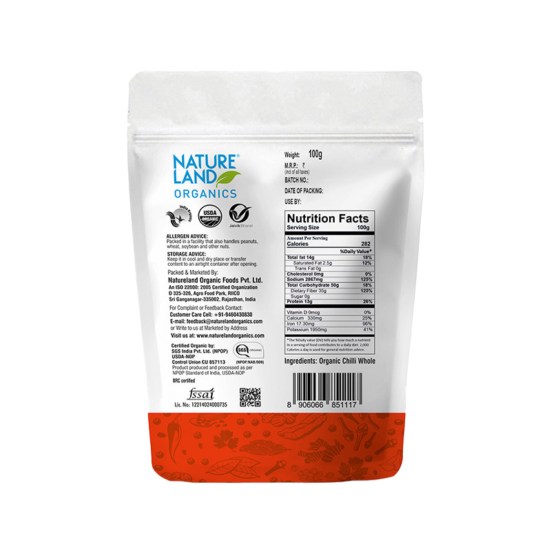 Natureland Red Chilli Powder - 100 Gm