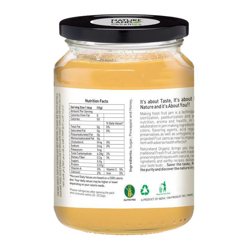 Natureland Pineapple Jam - 250 Gm