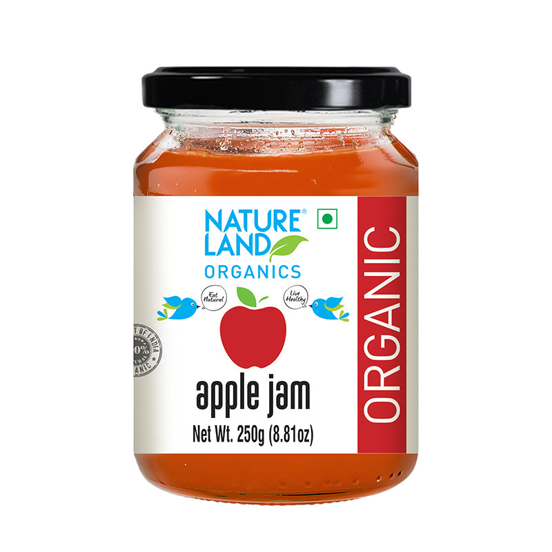 Natureland Apple Jam - 250 Gm