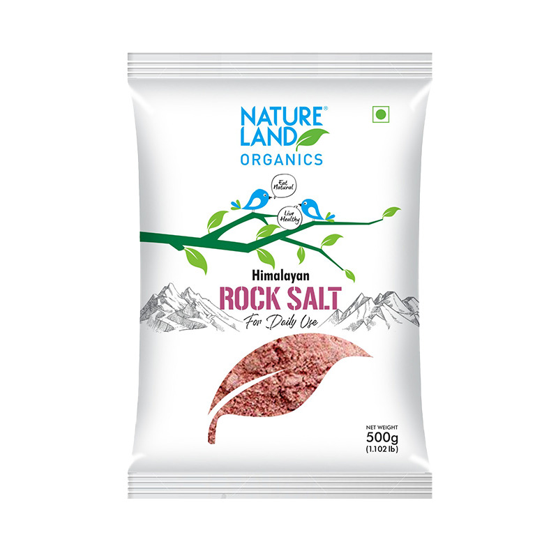 Natureland Himalayan Pink Rock Salt - 500 Gm