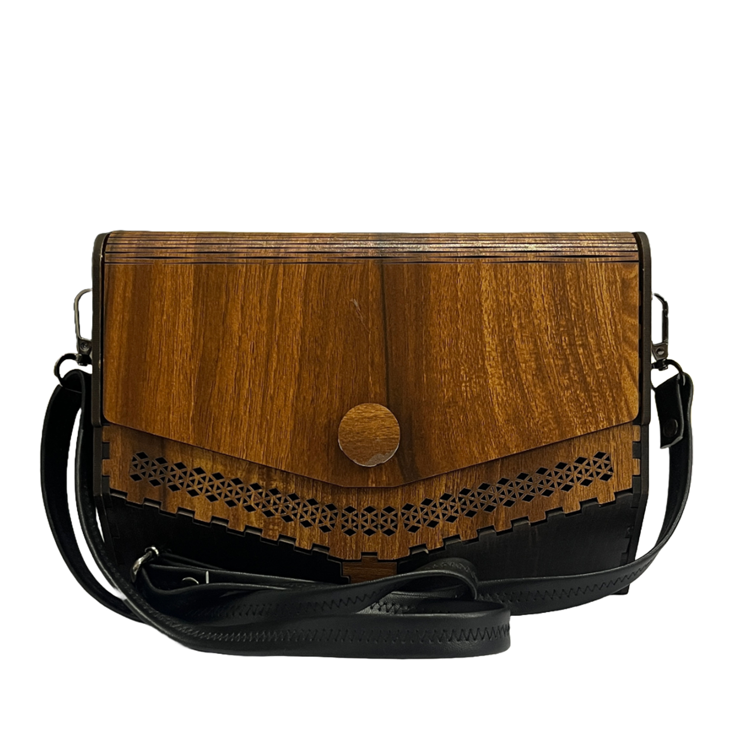 Iconic Wooden Clutch