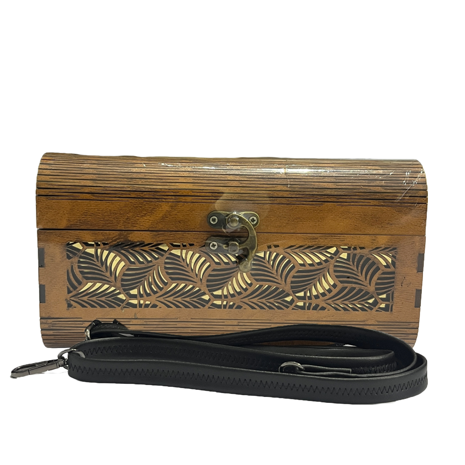 Stylish Wooden Clutch