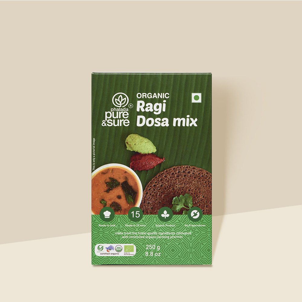 Pure Sure Organic Ragi Dosa Mix - 250 Gm