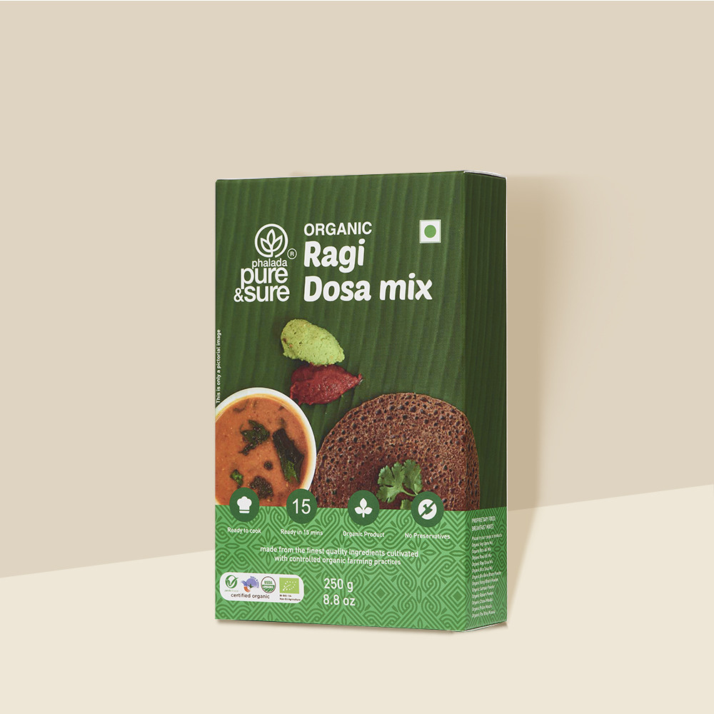 Pure  Sure Organic Ragi Dosa Mix - 250 Gm