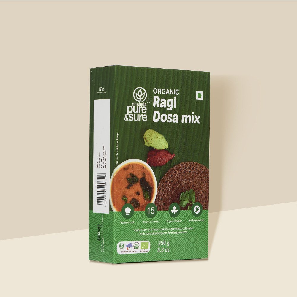 Pure Sure Organic Ragi Dosa Mix - 250 Gm