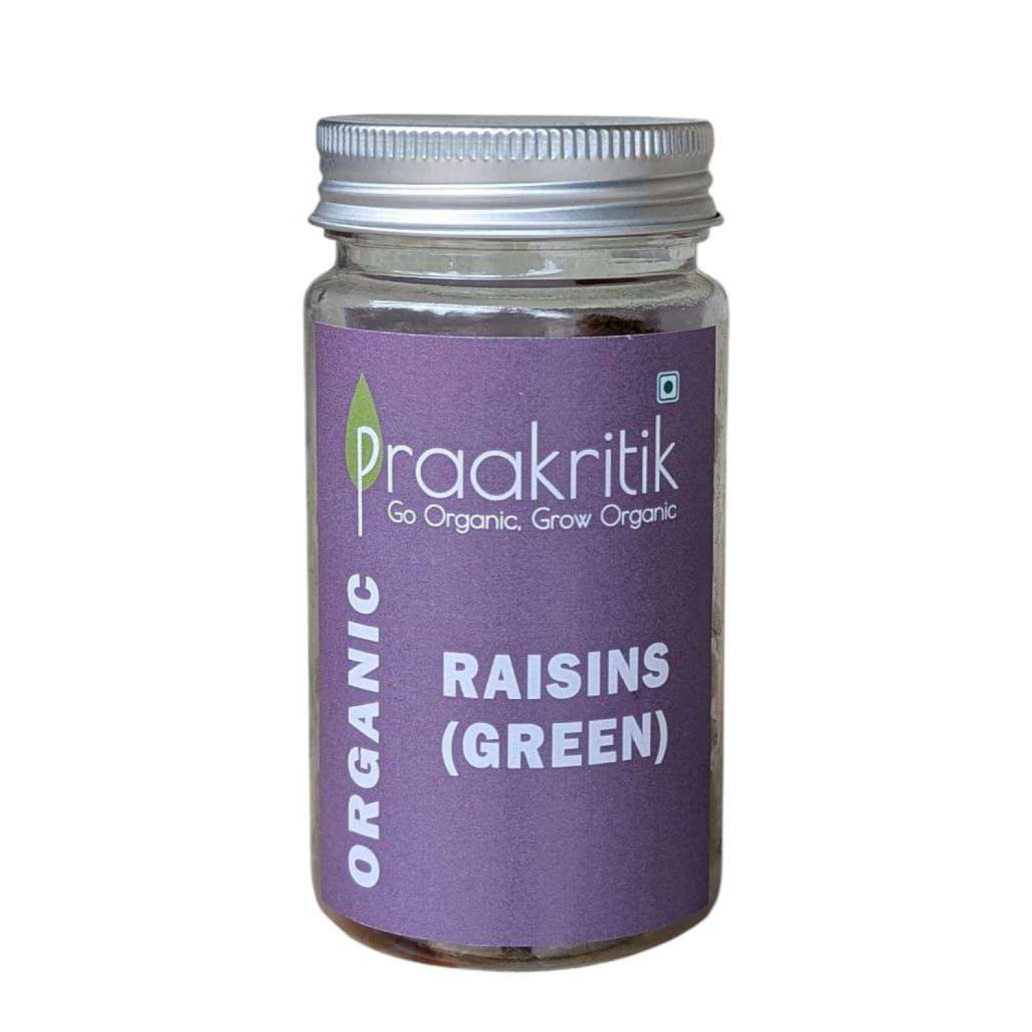 Praakritik Organic Green Raisins - 100 Gm