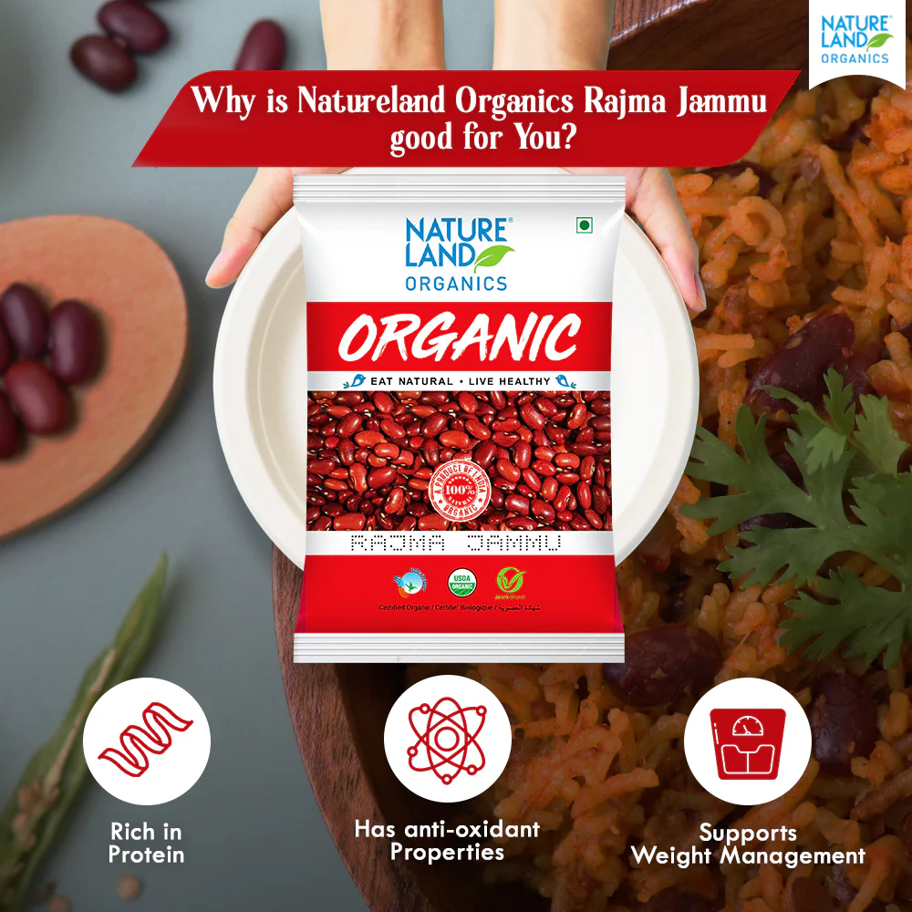 Natureland Rajma Jammu - 500 Gm