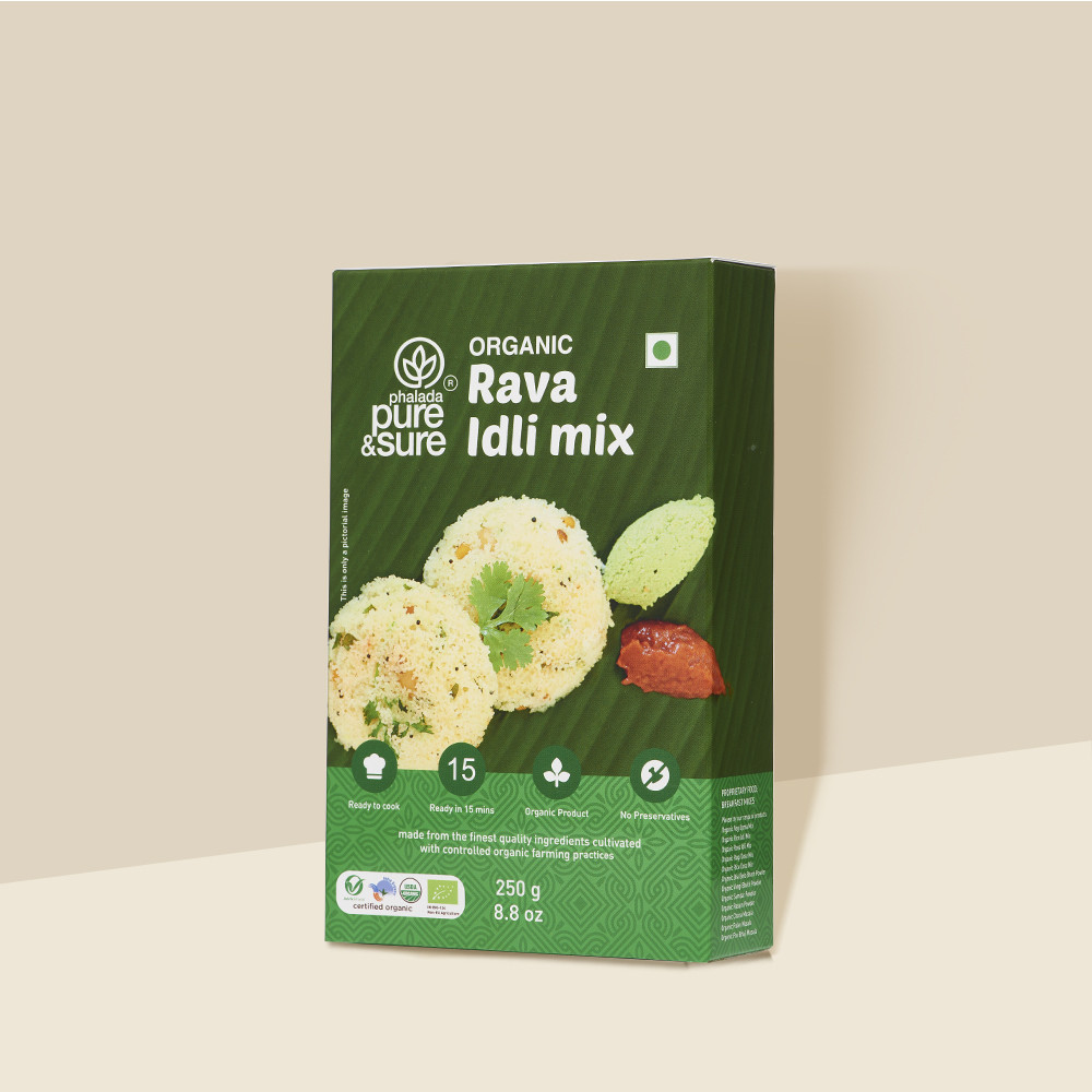 Pure Sure Organic Rava Idly Mix - 250 Gm
