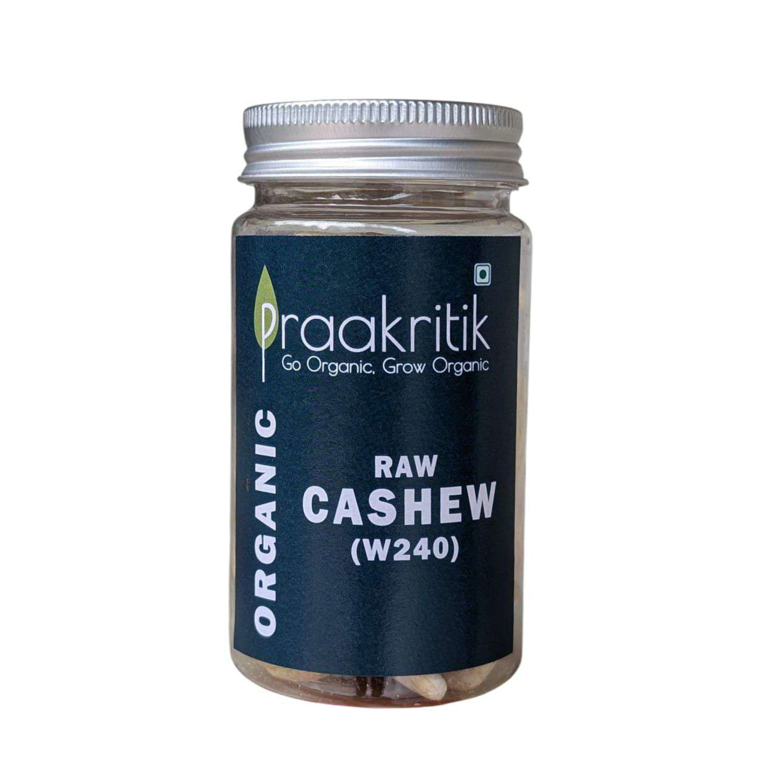 Praakritik Natural Roasted  Salted Cashew - 100 Gm