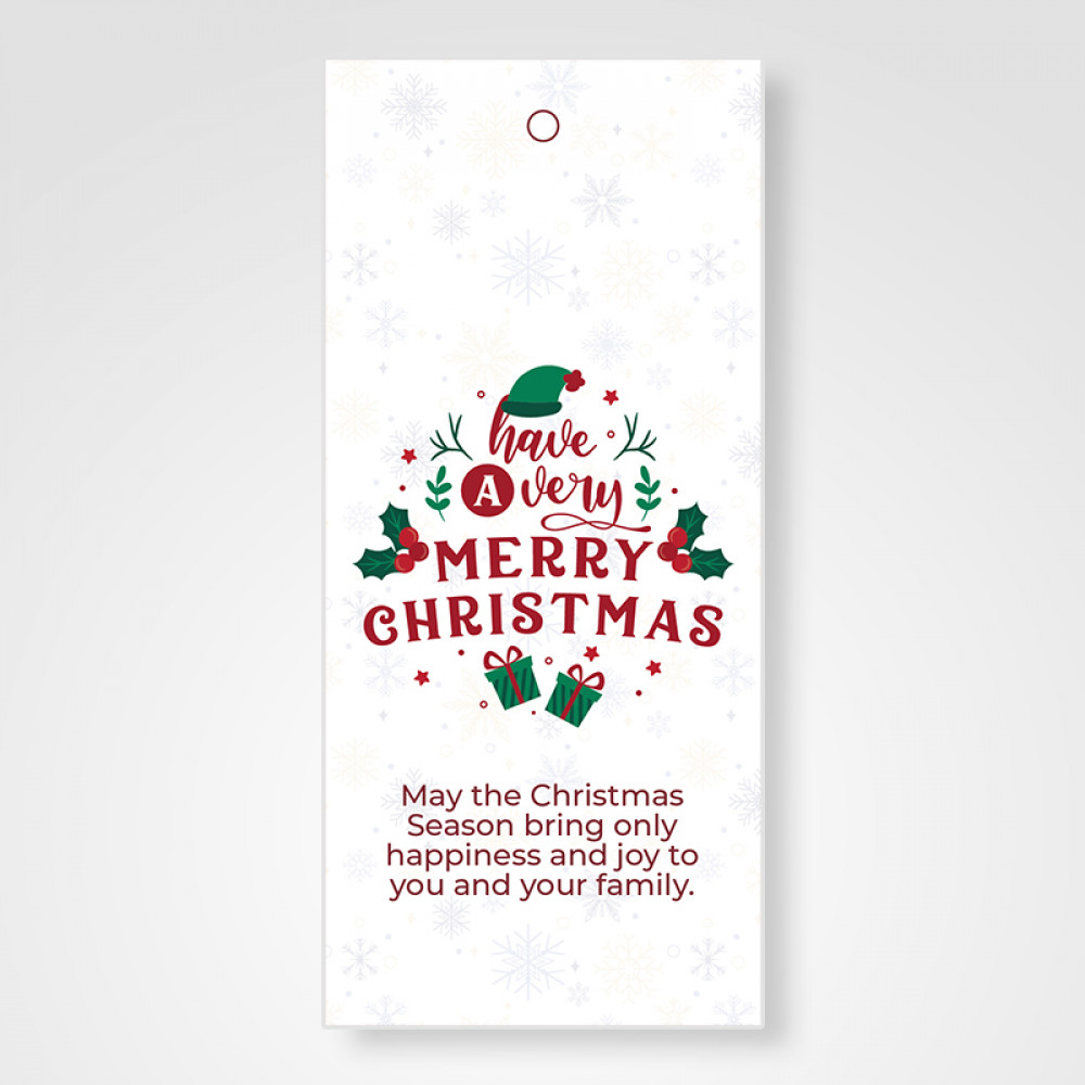 Image of Christmas Tag For Jute Bag