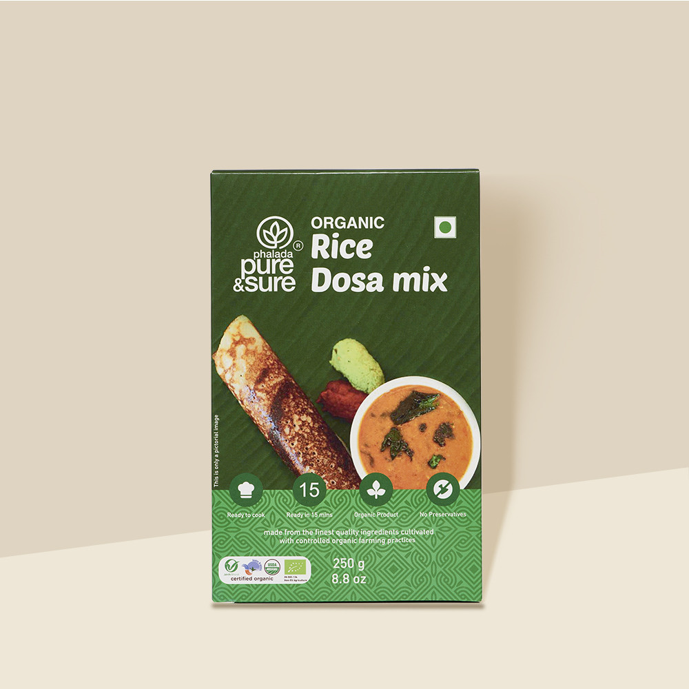 Pure Sure Organic Rice Dosa Mix - 250 Gm