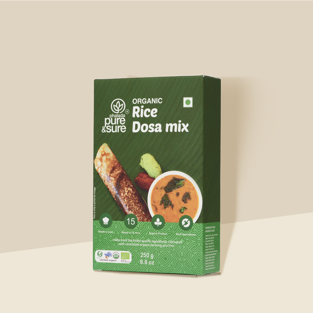 Pure Sure Organic Rice Dosa Mix - 250 Gm