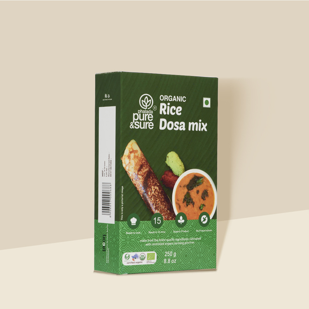 Pure Sure Organic Rice Dosa Mix - 250 Gm