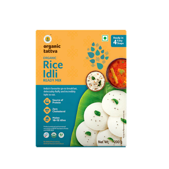 Organic Rice Idli Ready Mix - 200 Gm