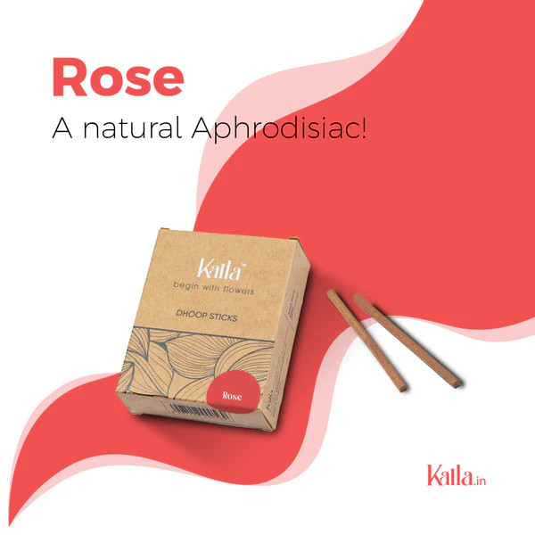 Kalla Rose Dhoop Sticks 40u - 100 Gm