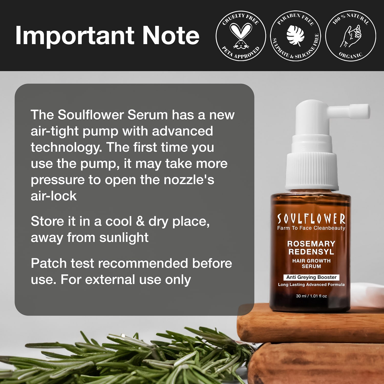 Rosemary Redensyl Hair Growth Serum