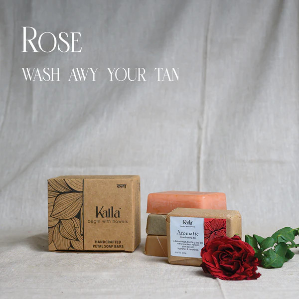 Kalla Rose Soap Box 100gx4u - 400 Gm