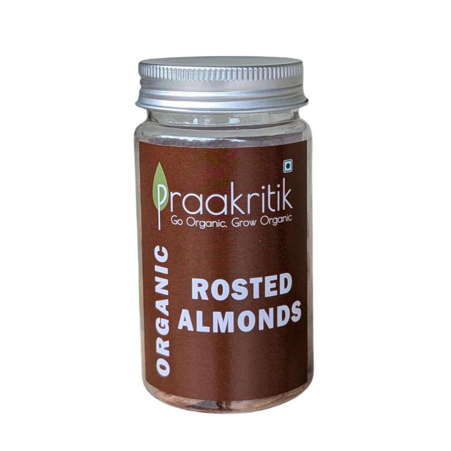Praakritik Natural Roasted  Salted Almond - 100 Gm