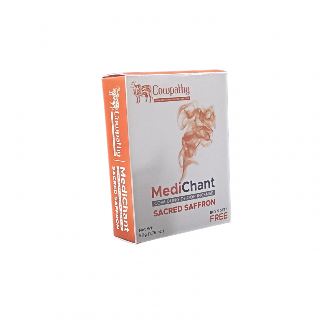 Cowpathy Cow Dung Dhoop Stick Saffron