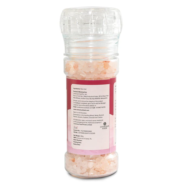 Conscious Food Salt With Grinder - 100 Gm