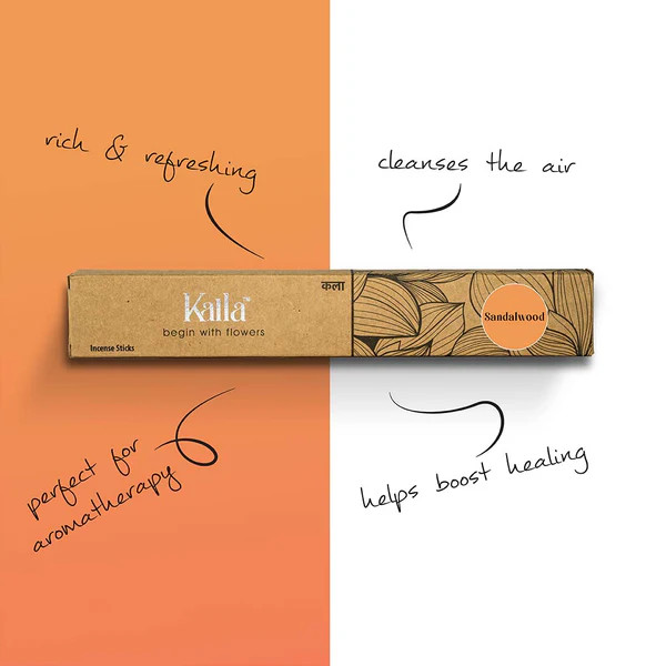 Kalla Sandalwood Agarbatti 40u - 70 Gm