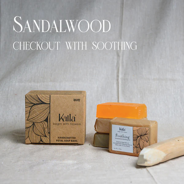 Kalla Sandalwood Soap Box 100gx4u - 400 Gm