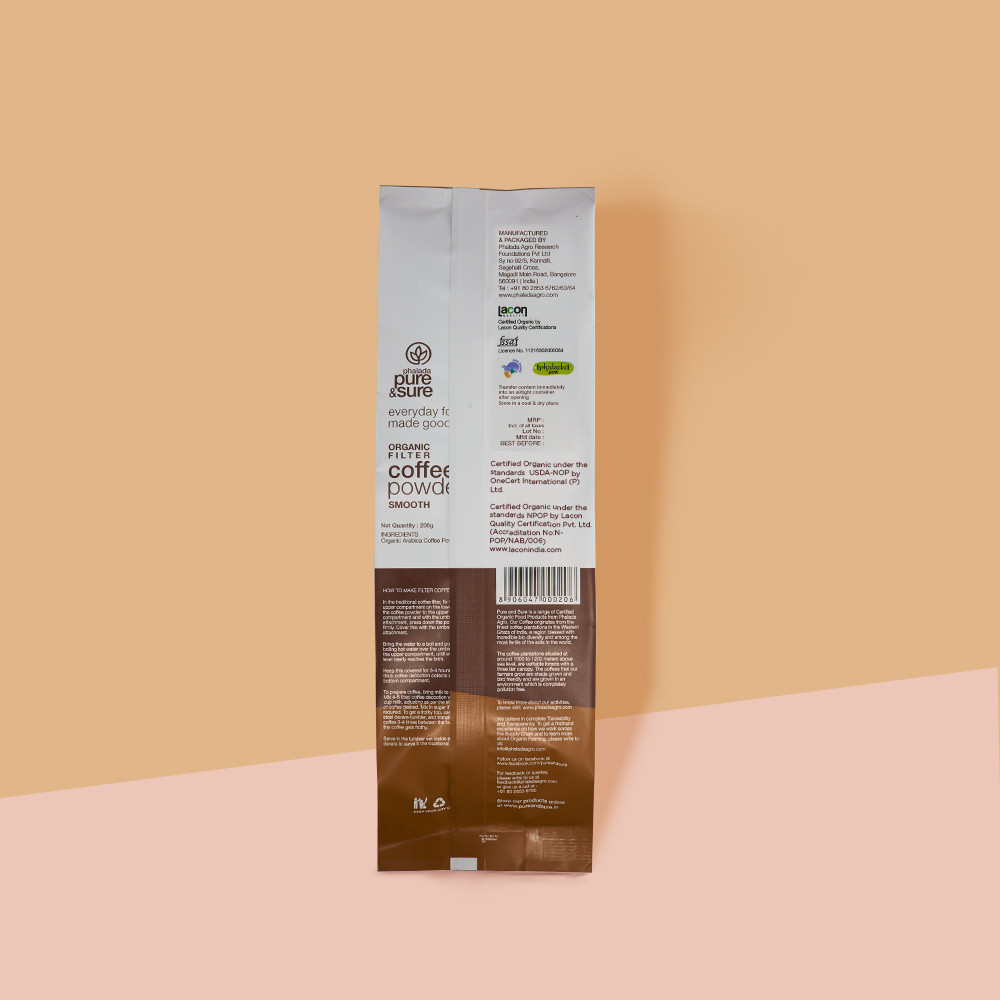 Pure  Sure Organic Coffee Smooth - 200 Gm