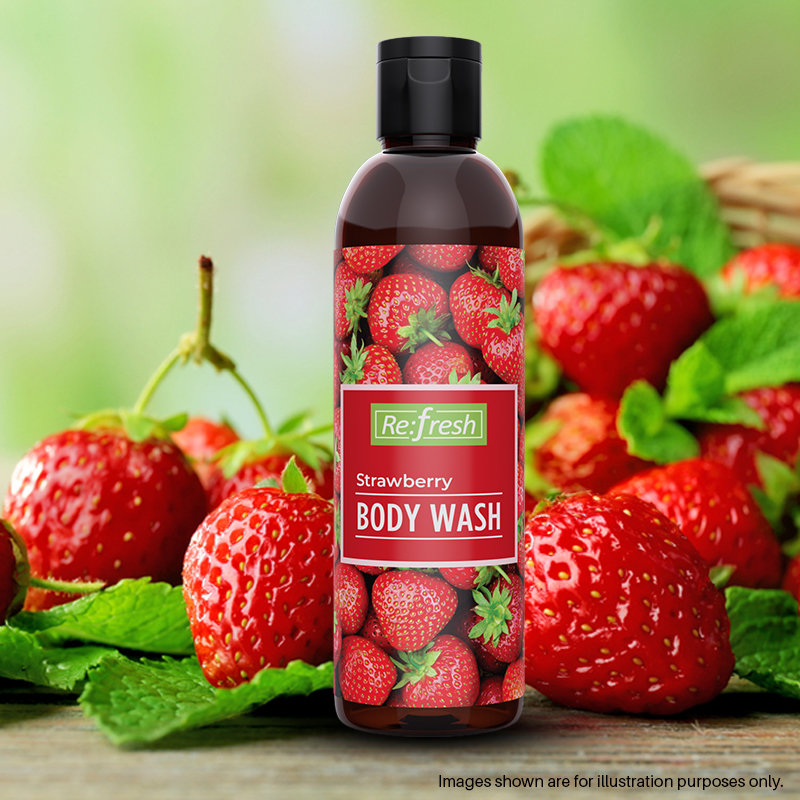 Get the best 200 ml Strawberry Body Wash Online from Refresh
