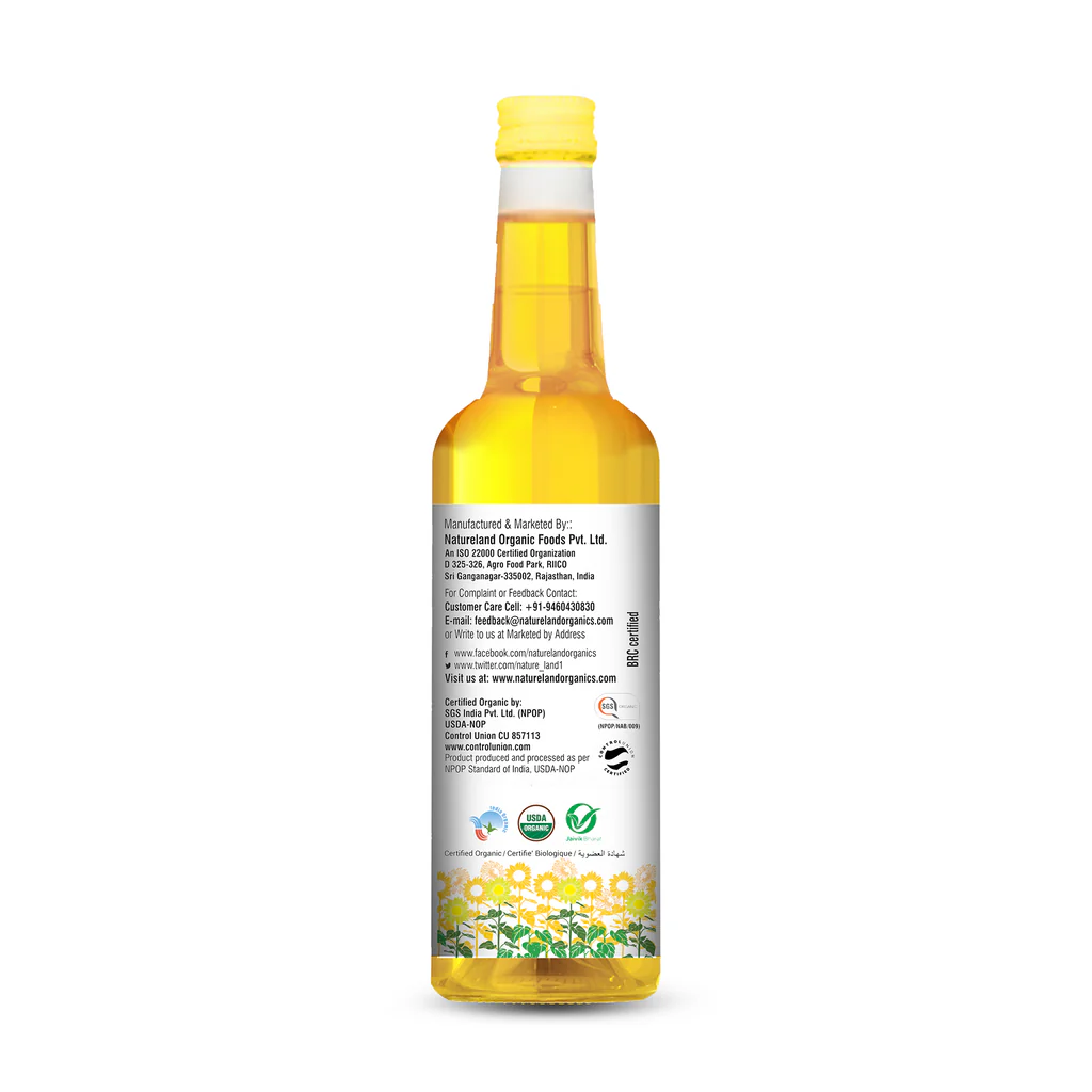 Natureland Sunflower Oil - 1 Ltr