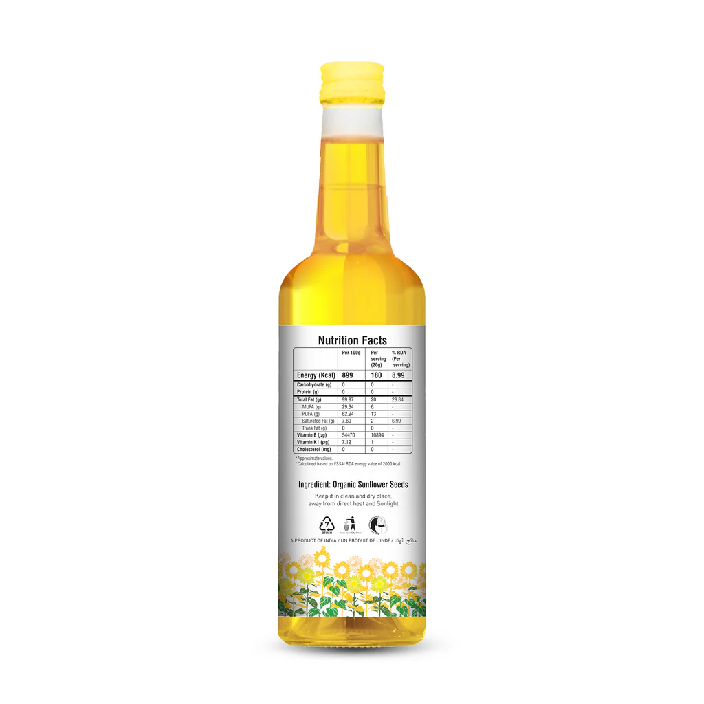 Natureland Sunflower Oil - 1 Ltr
