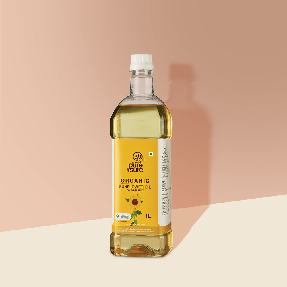 Pure Sure Organic Sunflower Oil - 1 Ltr
