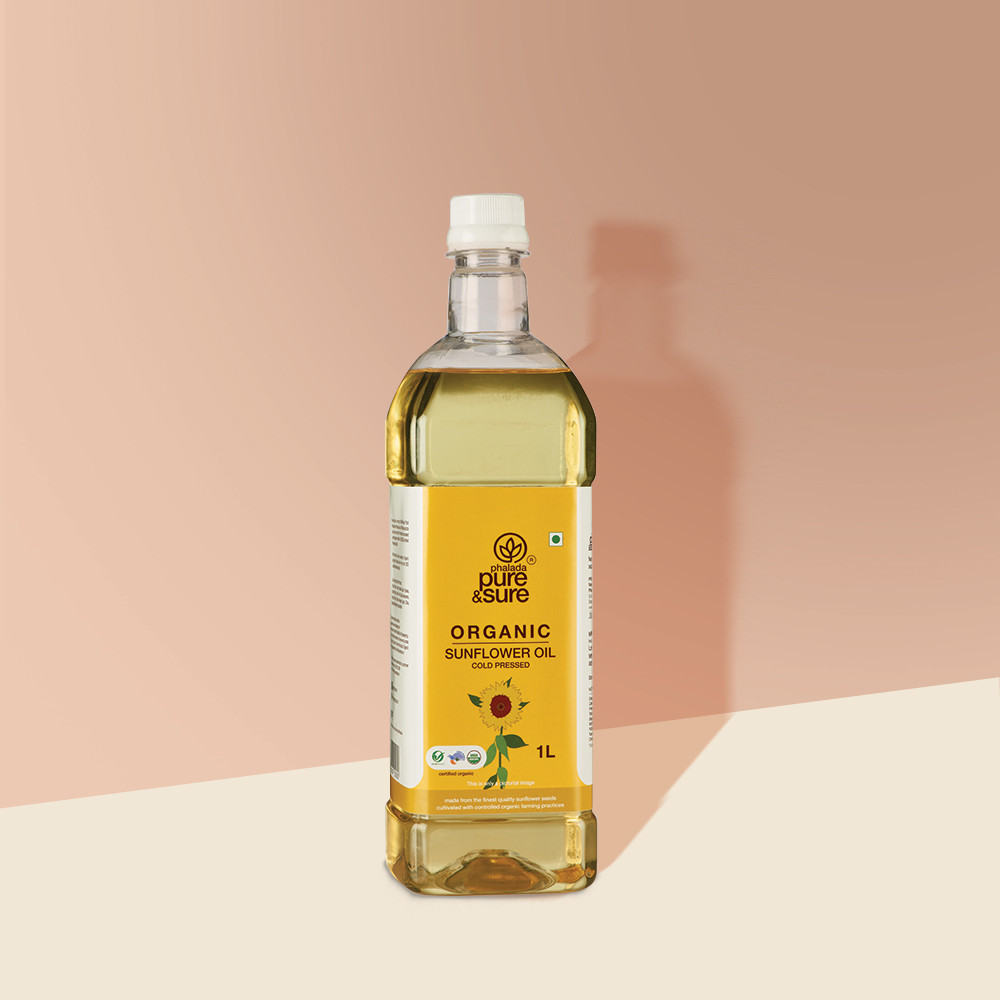 Pure Sure Organic Sunflower Oil - 1 Ltr
