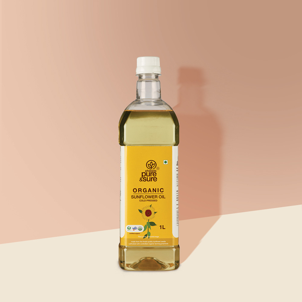 Pure Sure Organic Sunflower Oil - 1 Ltr