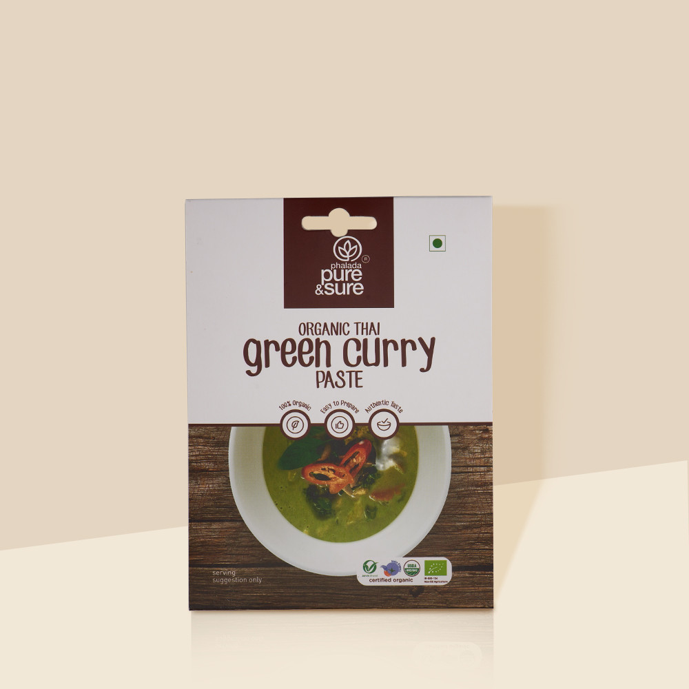 Pure Sure Organic Green Curry Paste - 50 Gm