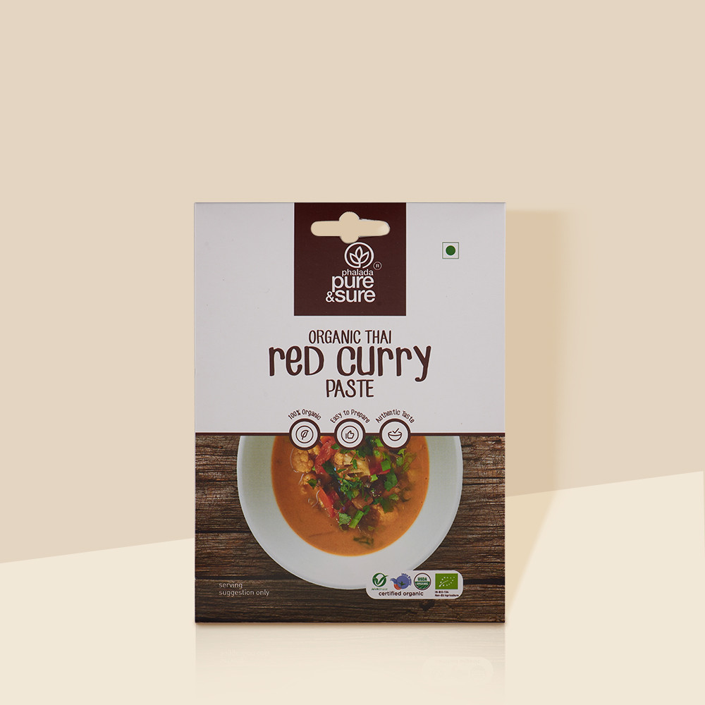 Pure Sure Organic Red Curry Paste - 50 Gm