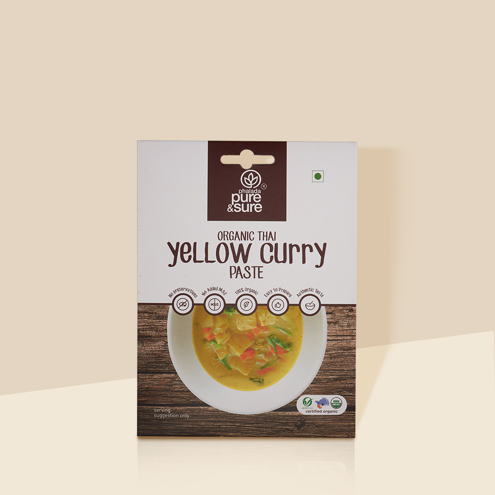 Pure Sure Organic Yellow Curry Paste - 50 Gm