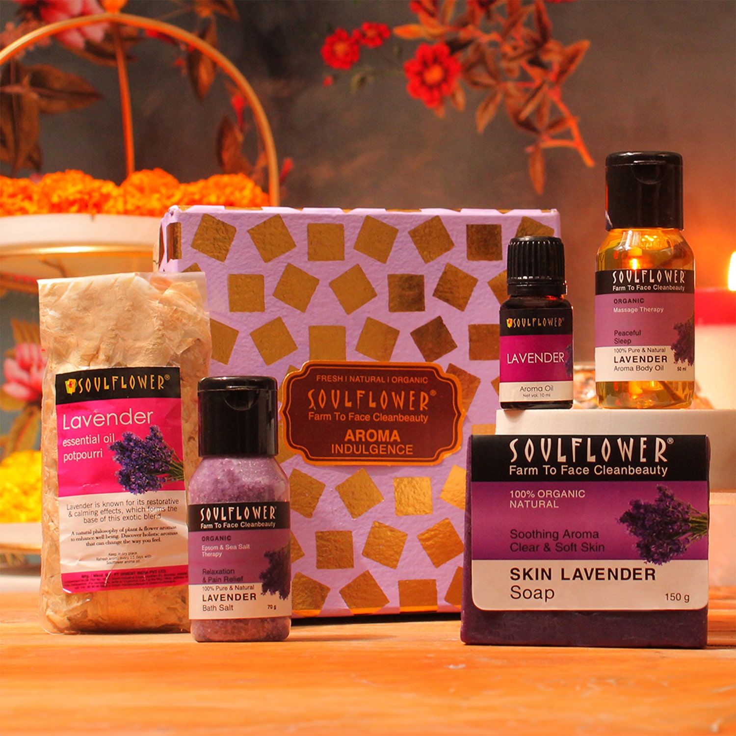 Soulflower Lavender Try Me Gift Set