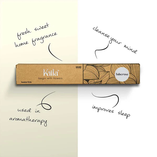 Kalla Tuberose Agarbatti 40u - 70 Gm