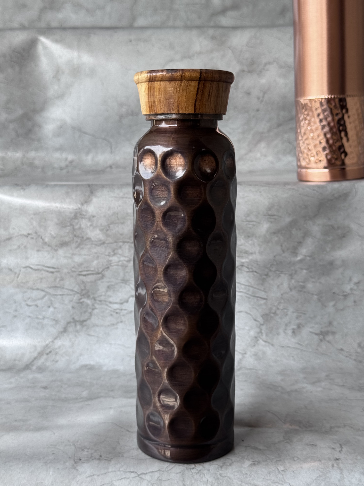 Ac Tulsi Antique Diamond Copper Bottle 1000 Ml - 1 U
