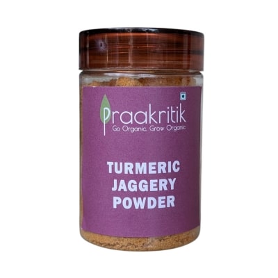 Praakritik Natural Turmeric Jaggery Powder - 100 Gm
